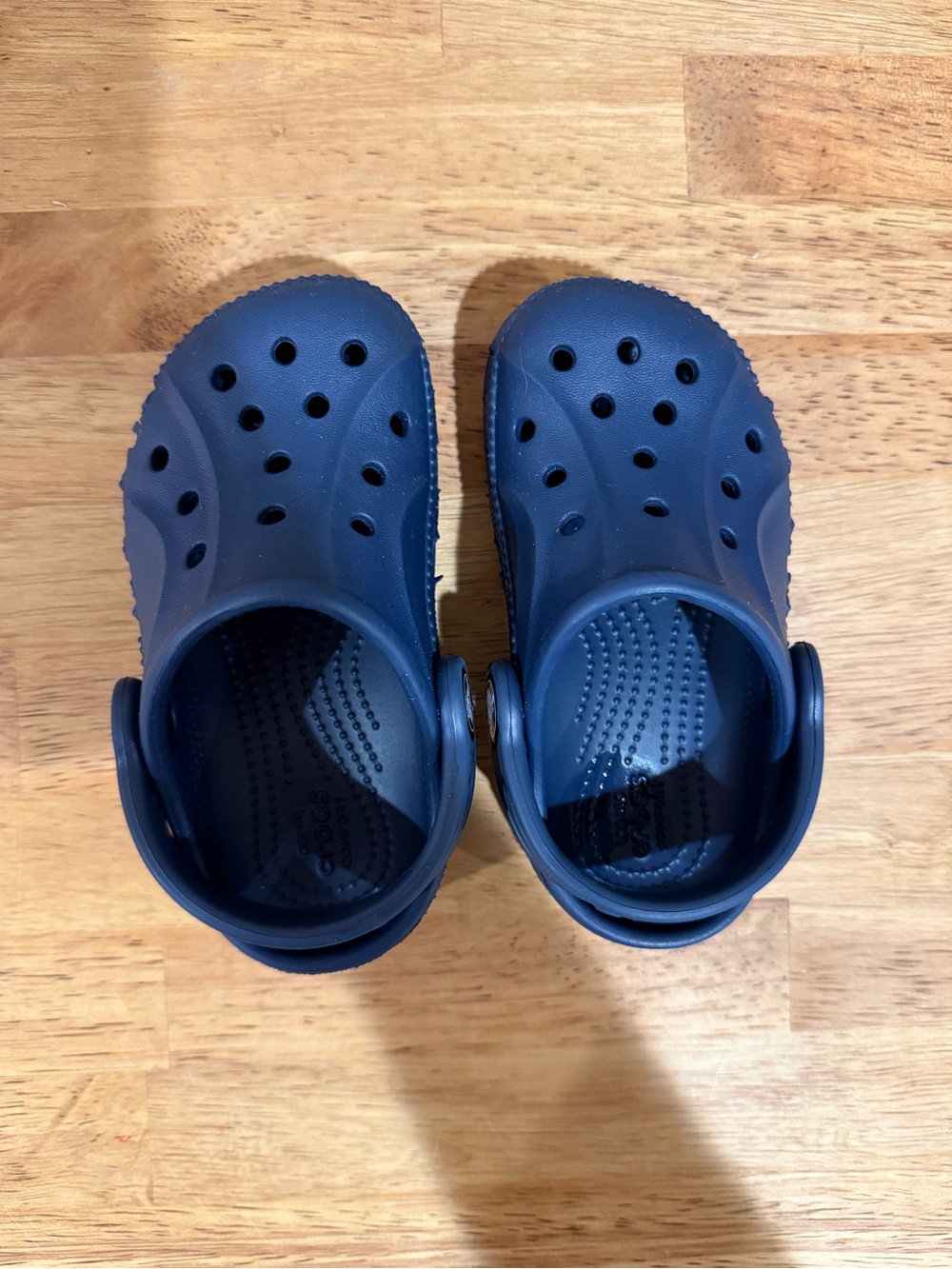 CROCS Kids Navy Blue Classic Clog Sandals